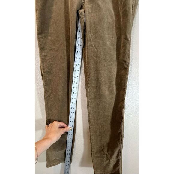 FABRIZIO GIANNI SLIM-FIT STRETCH TAWNY CORDUROY WOMENS SIZE 6 - Picture 12 of 13
